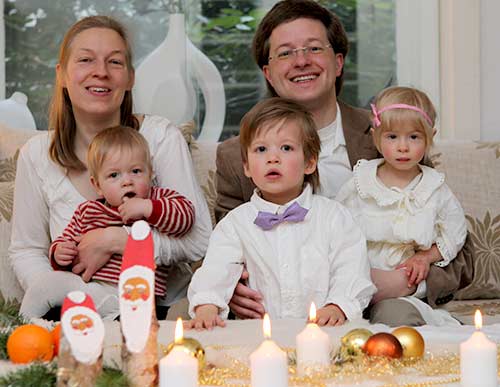 Familien Weihnachtsbild 2013