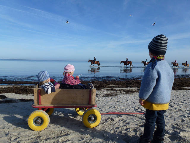 Kinder an der Ostsee - Oktober 2015