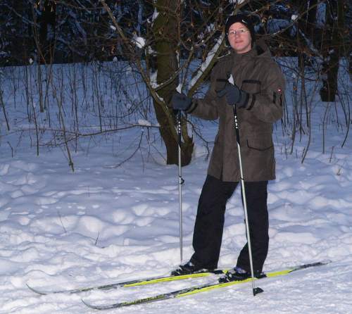 Skifahren an Neujahr in Berlin