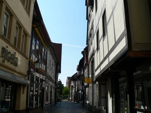 Eine wunderschöne Altstadt im Weserbergland (Region)